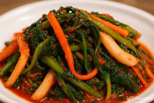 열무김치 이해를 돕기 위해 AI로 제작된 이미지 입니다. / 위키푸디