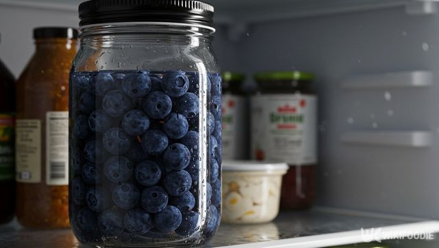 블루베리 식초절임 모습. / 위키푸디