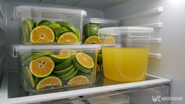 청귤을 냉동고에 보관하는 자료 사진. / 위키푸디