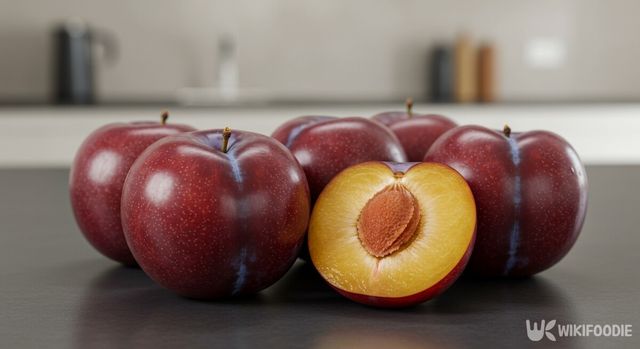 자두 자료사진. 해당 이미지는 기사 이해를 돕기 위해 AI로 재연하였습니다. / 위키푸디