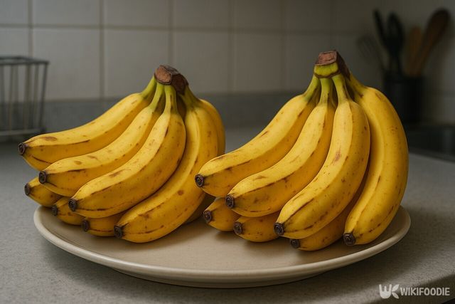 바나나 사진. / 위키푸디