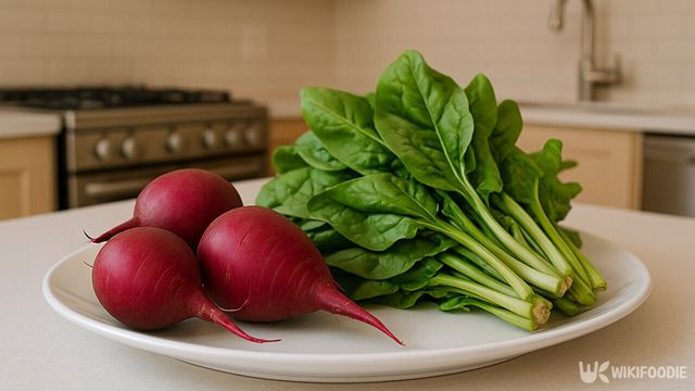 비트와 시금치 사진. / 위키푸디