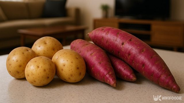 감자와 고구마 사진. / 위키푸디