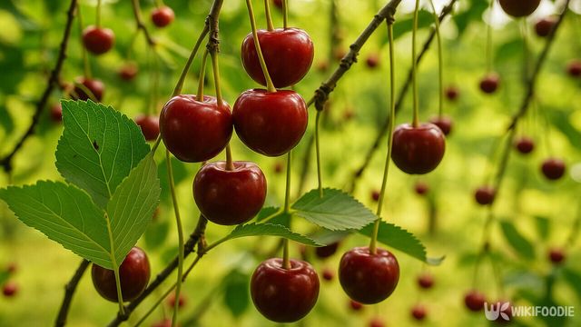 체리나무 열매 사진 . / 위키푸디
