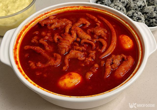 영선시장 국물 닭발. / 위키푸디