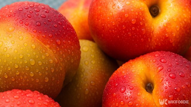 신비 복숭아 사진. / 위키푸디