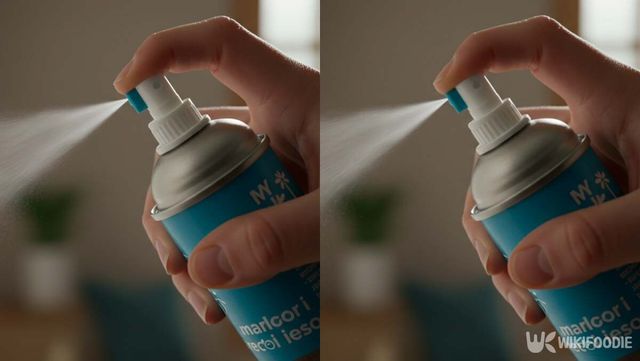 기사 이해를 돕기 위한 자료 사진, 모기를 향해 퇴치용 스프레이를 뿌리고 있다 / 위키푸디