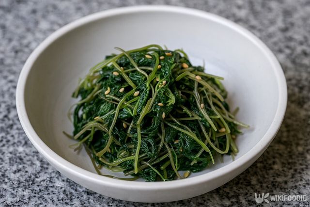 환삼덩굴 나물무침 자료사진. 해당 이미지는 기사 이해를 돕기 위해 AI로 재연하였습니다. / 위키푸디