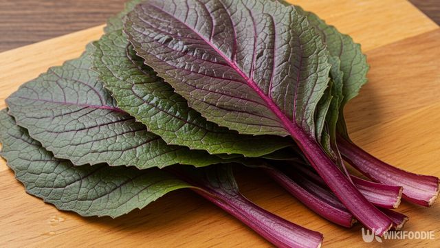 적겨자잎 자료 사진. / 위키푸디