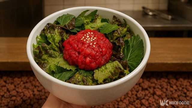 기사 이해를 돕기 위한 육회 비빔밥 사진. / 위키푸디