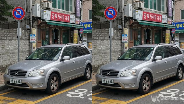 불법 주차 자료 사진. / 위키푸디