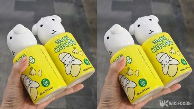 가나디 바나나우유&nbsp; 자료 사진. / 위키푸디