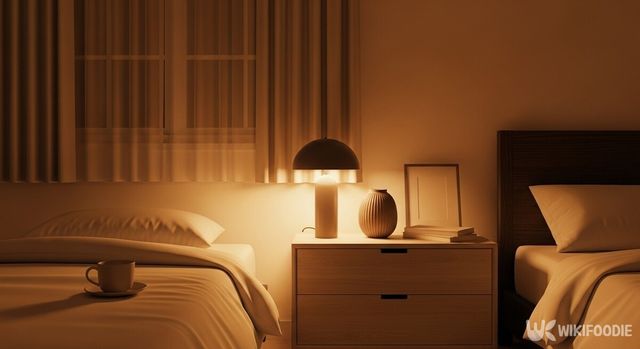 늦은 저녁 방 안. / 위키푸디