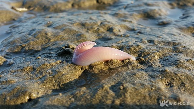 갯벌에 서식하는 개불 자료 사진. / 위키푸디