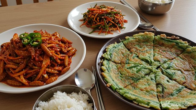 개불로 차린 밥상 자료 사진. / 위키푸디