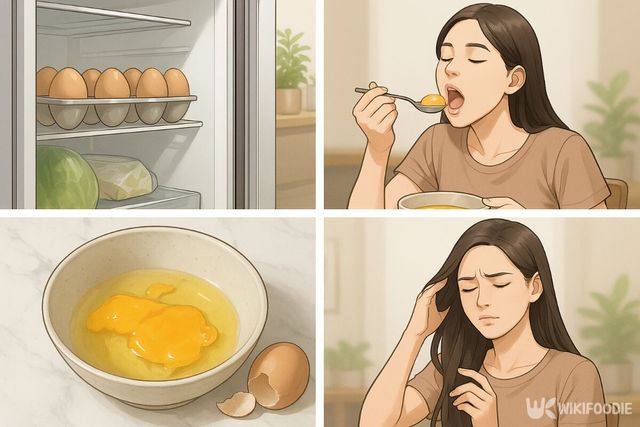 날달걀 네컷만화. / 위키푸디