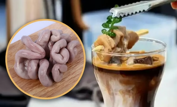 돼지 곱창 라테. / SCMP