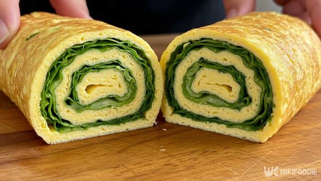 상추 계란말이 자료사진. / 위키푸디