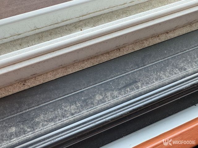 먼지가 쌓인 창틀. / 위키푸디