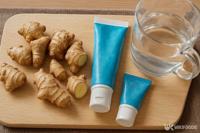 생강과 치약을 이용한 천연세재 만드는 법. 해당 이미지는 이해를 돕기 위해 AI로 재현했습니다. / 위키푸디