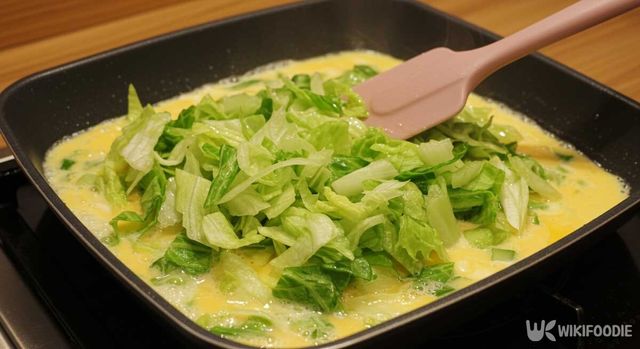 상추 계란말이 자료사진. / 위키푸디