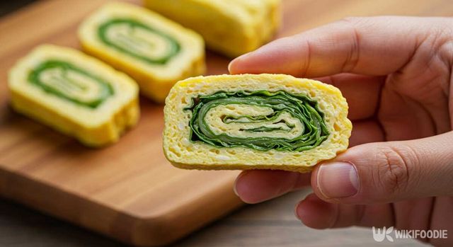 상추 계란말이 자료사진. / 위키푸디