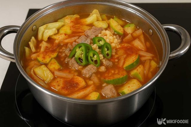 양배추찌개 만드는 법. / 위키푸디