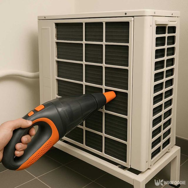 에어컨 실외기 청소 자료사진. 기사 이해를 돕기 위해 AI로 생성되었습니다. / 위키푸디