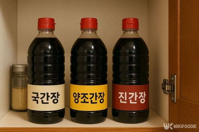 간장을 찬장에 보관한 모습.&nbsp;(기사 이해를 돕기 위한 AI 생성 사진) / 위키푸디