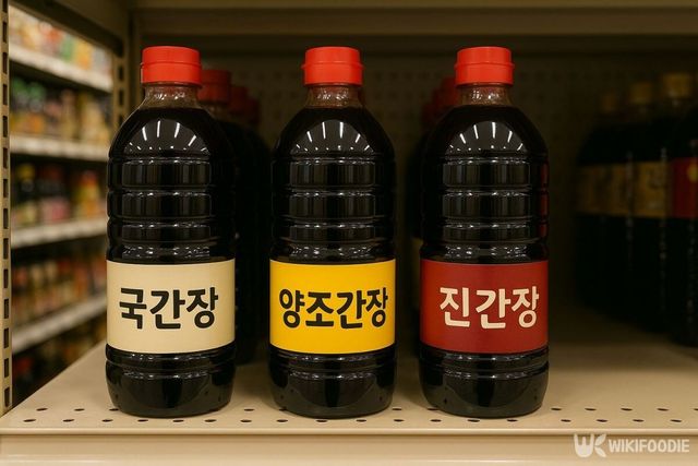 마트에 진열된 간장 종류 3가지. (기사 이해를 돕기 위한 AI 생성 사진) / 위키푸디