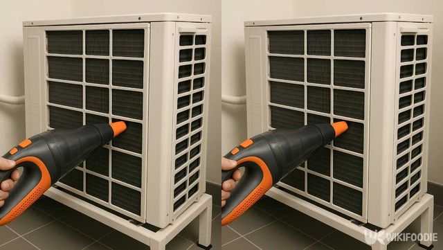 에어컨 실외기 청소 자료사진. 기사 이해를 돕기 위해 AI로 생성되었습니다. / 위키푸디