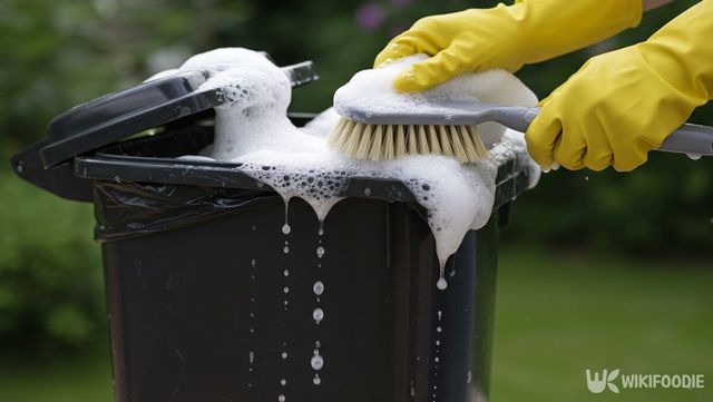 쓰레기통 청소 자료 사진. / 위키푸디