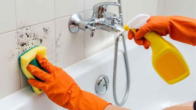 욕실 청소 사진. / 위키푸디