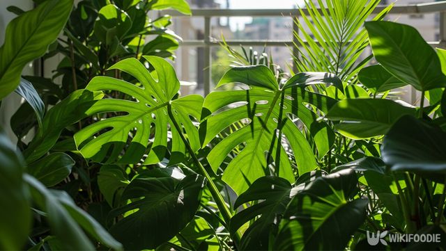 베란다에 식물은 둔 자료 사진. / 위키푸디