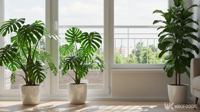 베란다에 식물은 둔 자료 사진. / 위키푸디