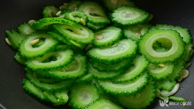 여주 나물 자료 사진. / 위키푸디