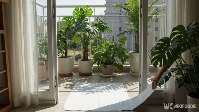 매트를 까는 자료 사진. / 위키푸디