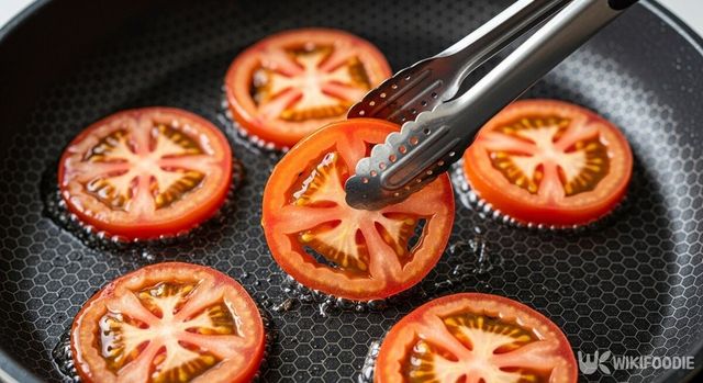 토마토를 익히고 있는 사진. / 위키푸디