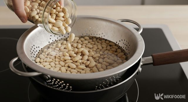 삶은 콩 사진. / 위키푸디