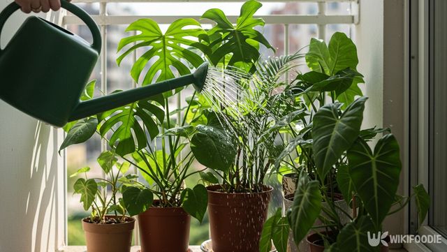 식물에 물을 주는 자료 사진. / 위키푸디