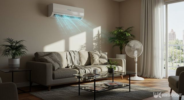 에어컨 자료사진. 기사 이해를 돕기 위해 AI로 제작하였습니다. / 위키푸디