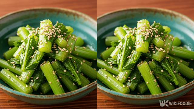 셀러리 무침 사진. / 위키푸디