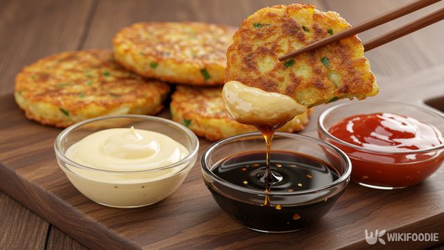 소스에 찍어 먹는 자료 사진. / 위키푸디