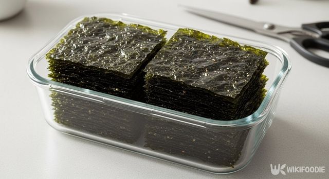 김을 용기에 담은 사진. / 위키푸디