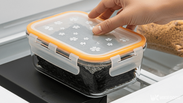 냉동실에 김을 넣는 사진. / 위키푸디