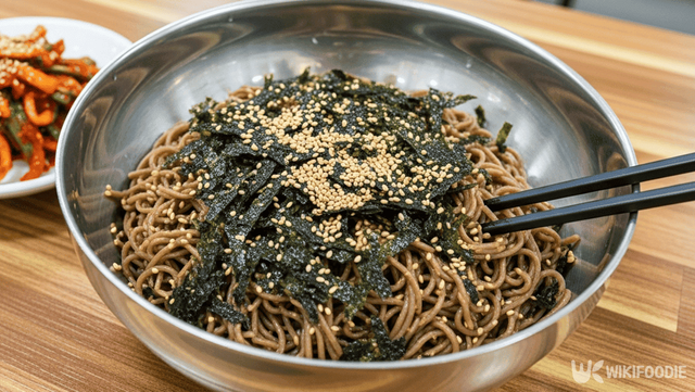 들기름 막국수 사진. / 위키푸디