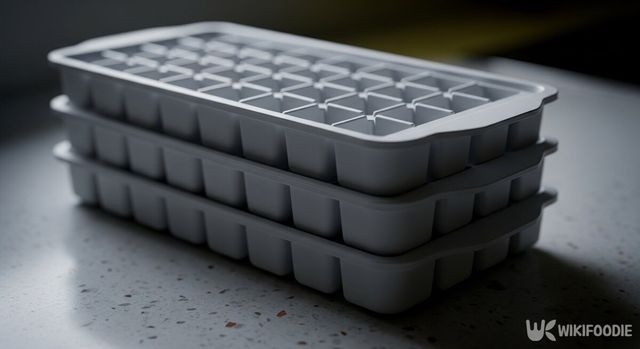 건조된 얼음 틀 사진. / 위키푸디