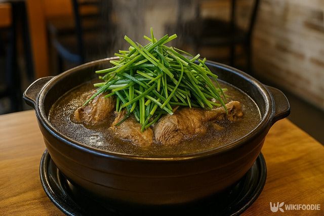 옻오리백숙 자료 사진. / 위키푸디