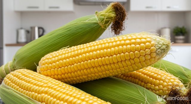 옥수수 자료사진. 해당 이미지는 기사 이해를 돕기 위해 AI로 재연하였습니다. / 위키푸디