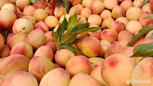 복숭아는 대표적인 7월 제철 과일이다. / jahanzaib jani-shutterstock.com